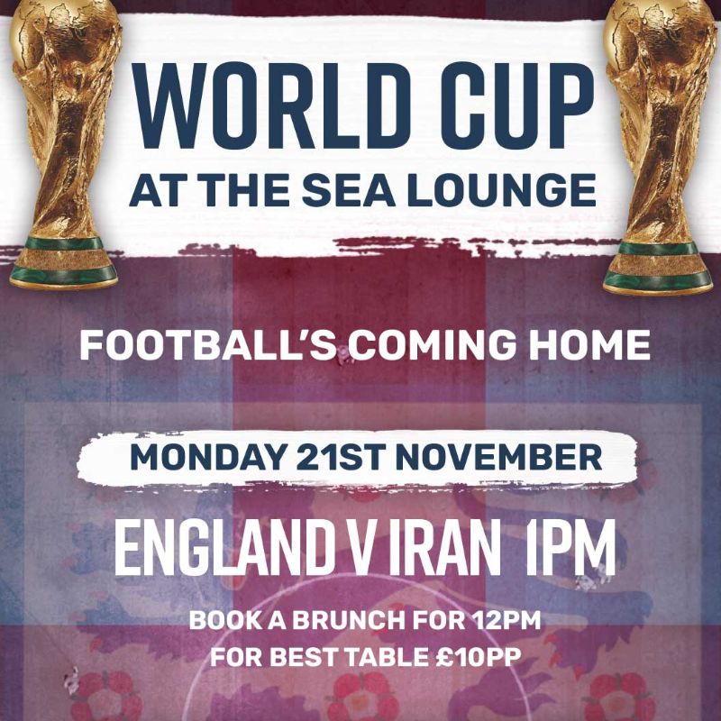 Image representing World Cup Football: England v Iran from The Sea Lounge, Broadstairs