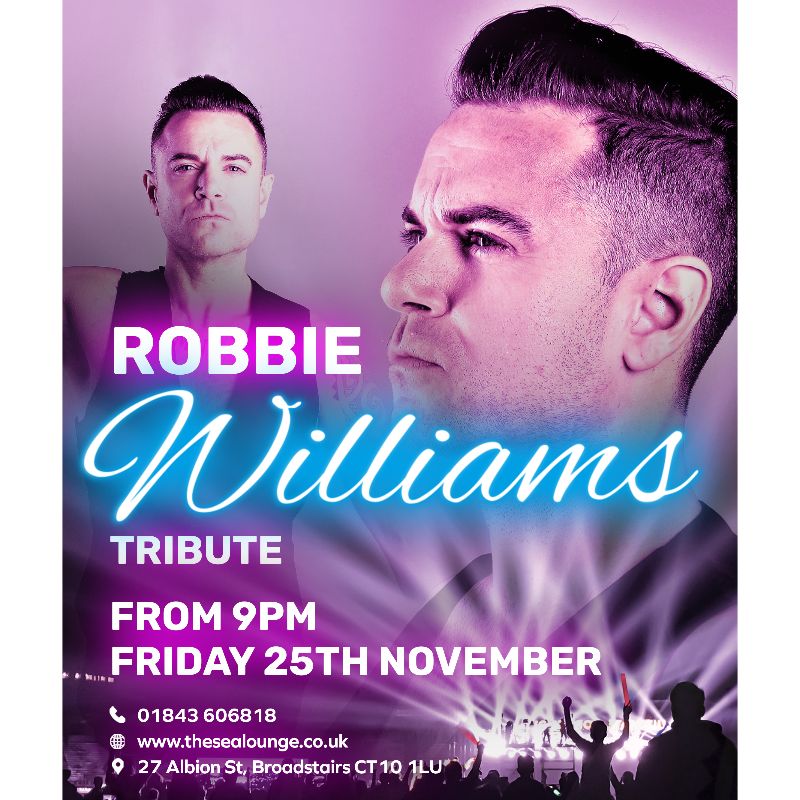 Image representing Robbie Williams Tribute from The Sea Lounge, Broadstairs