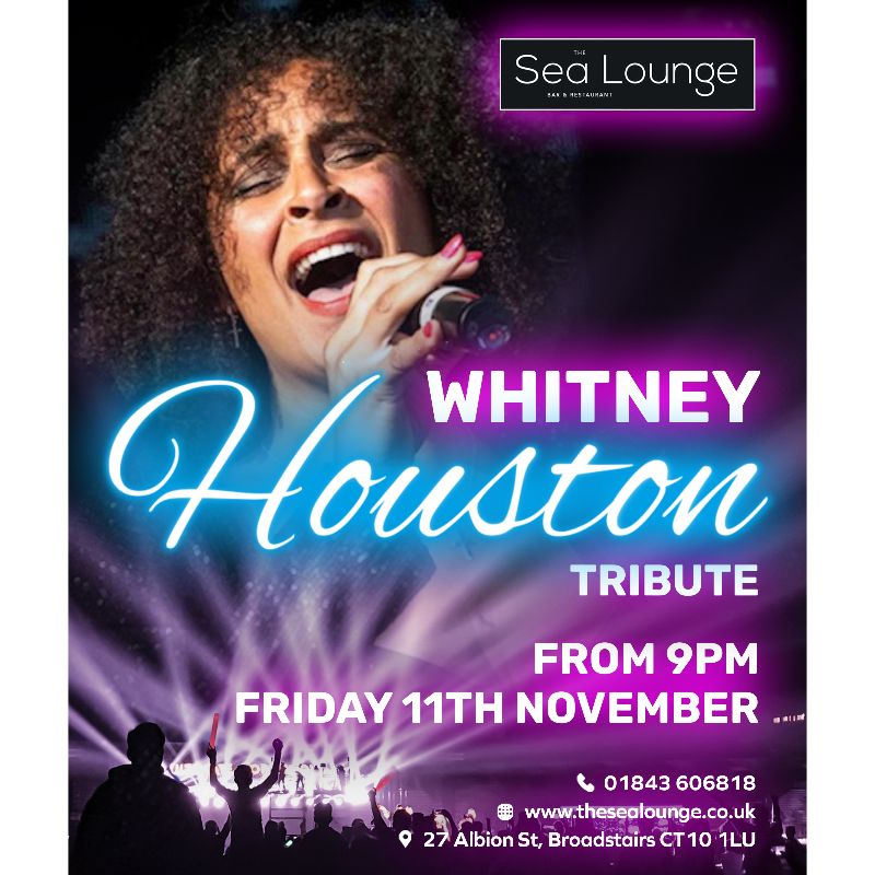 Image representing Whitney Houston Tribute from The Sea Lounge, Broadstairs
